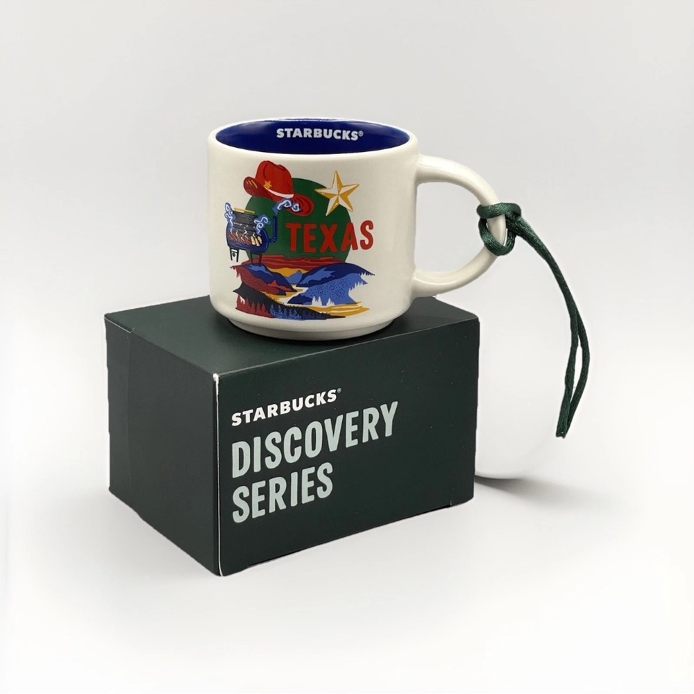 Starbucks Discovery Mini Coffee Mug Texas Demi Tasse 2oz Ornament Espresso NEW